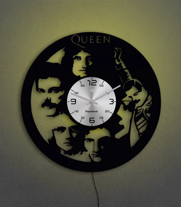 Queen Vinyl Wall Clock