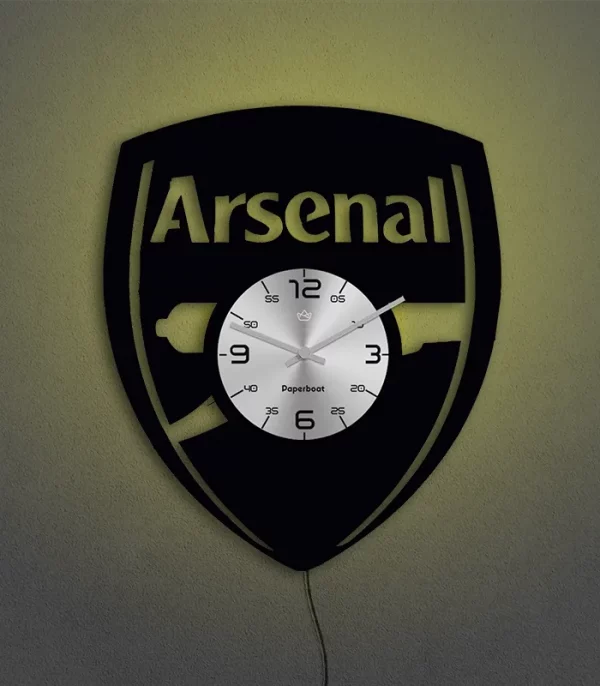 Arsenal FC Vinyl Wall Clock