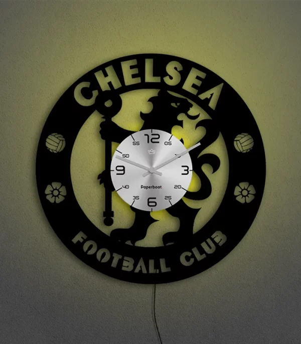 Chelsea FC Vinyl Wall Clock