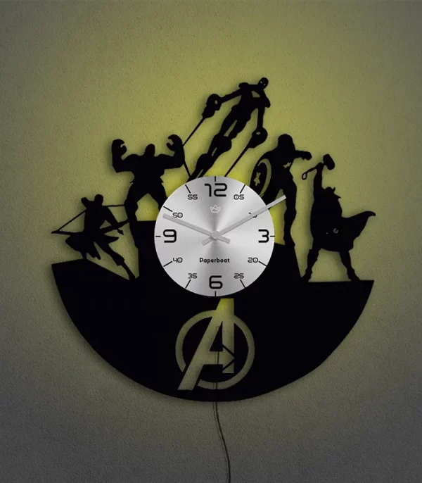 Avengers Vinyl Wall Clock
