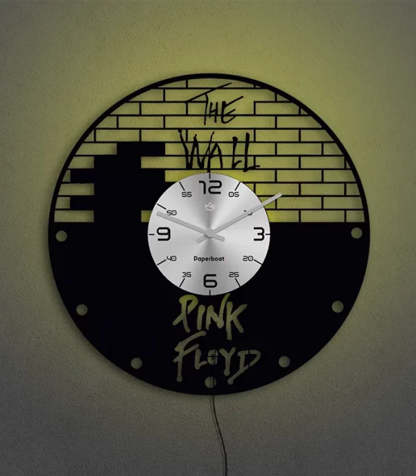 Pink Floyd (the wall) Vinyl Wall Clock