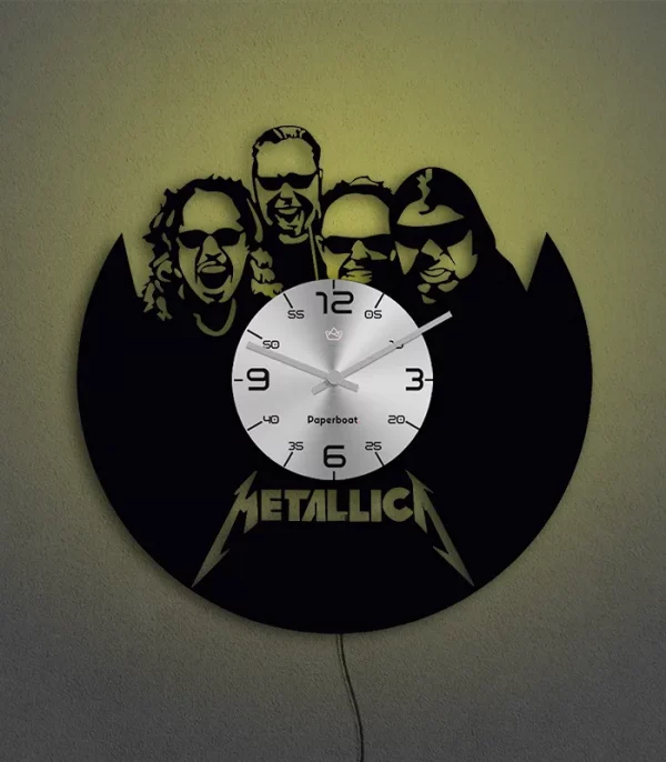 Metallica Vinyl Wall Clock