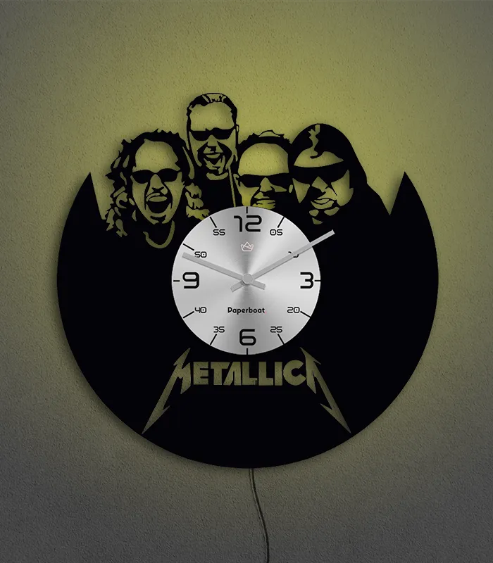 Metallica Vinyl Wall Clock - Paperboat