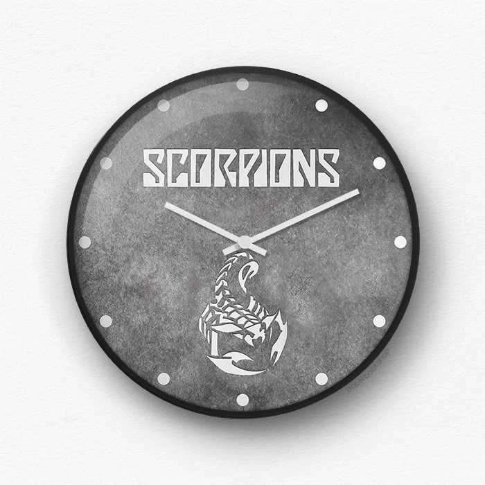 Scorpions wall clock