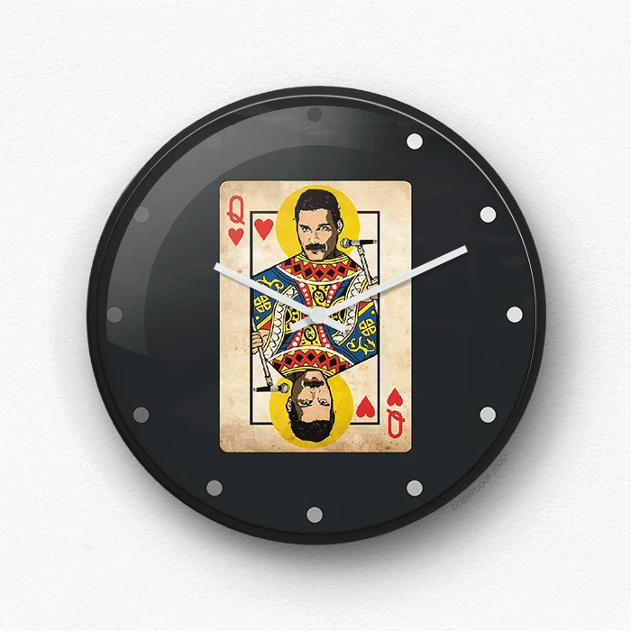 Queen (‎Freddie Mercury) wall clock