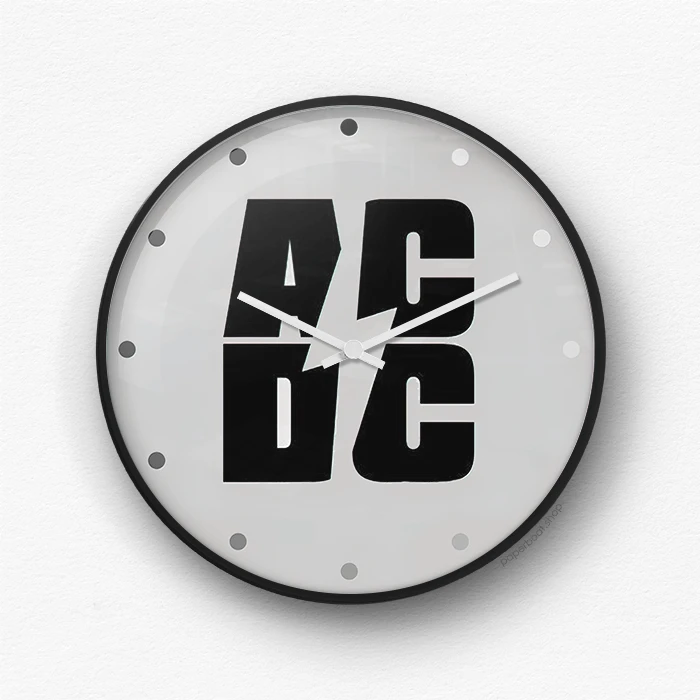 AC/DC wall clock