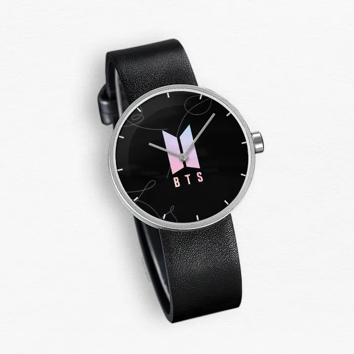 BTS Black Wrist Watch
