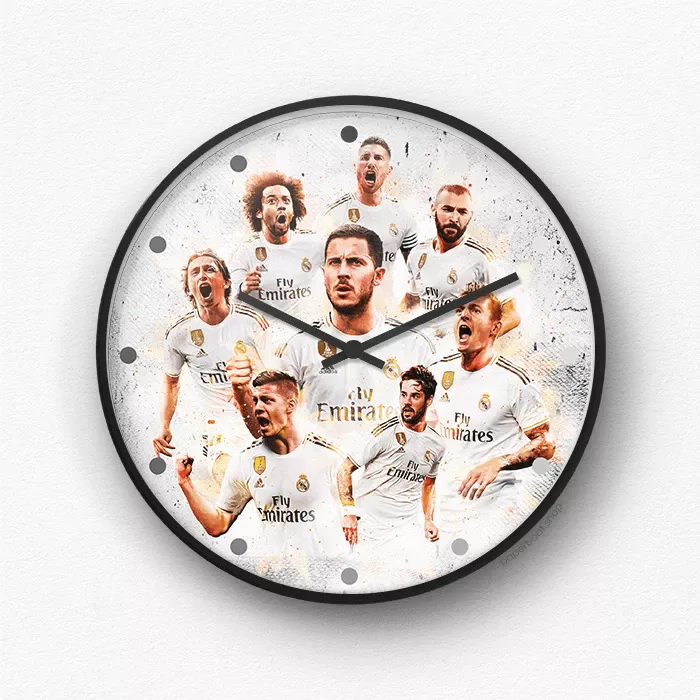 Real Madrid legends wall clock