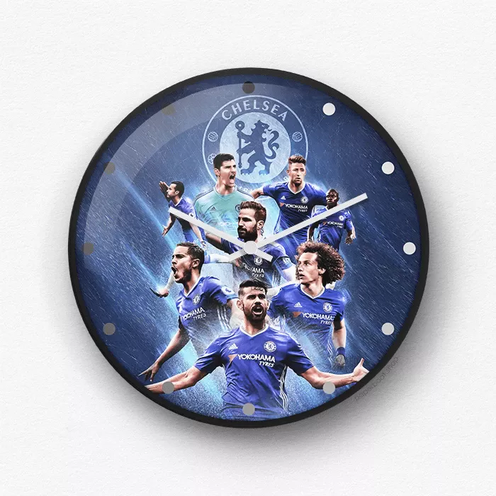 Chelsea legends wall clock