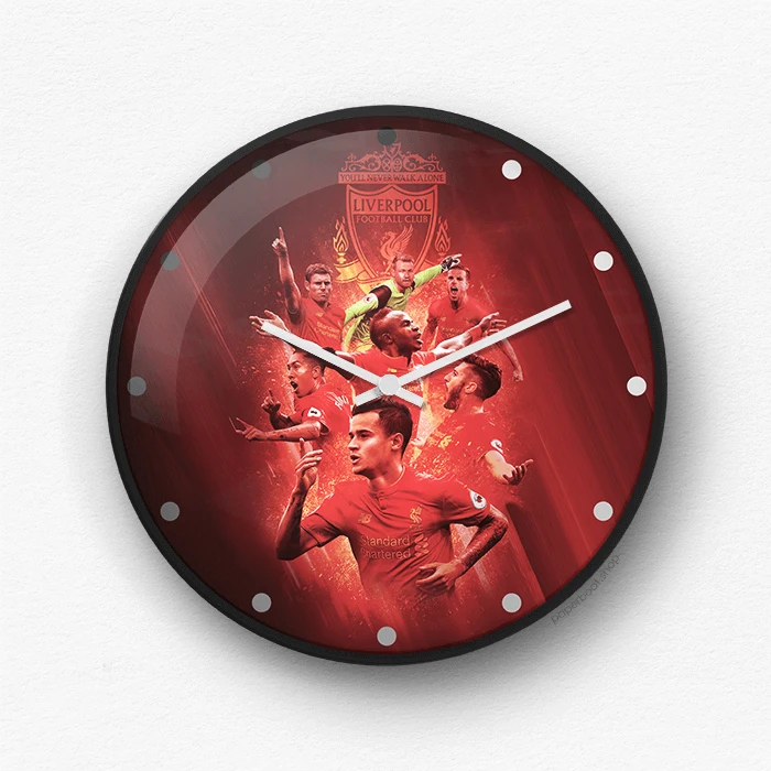 Liverpool legends wall clock