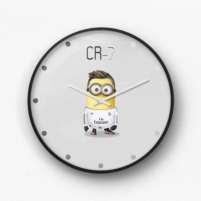 CR7 Minion wall clock