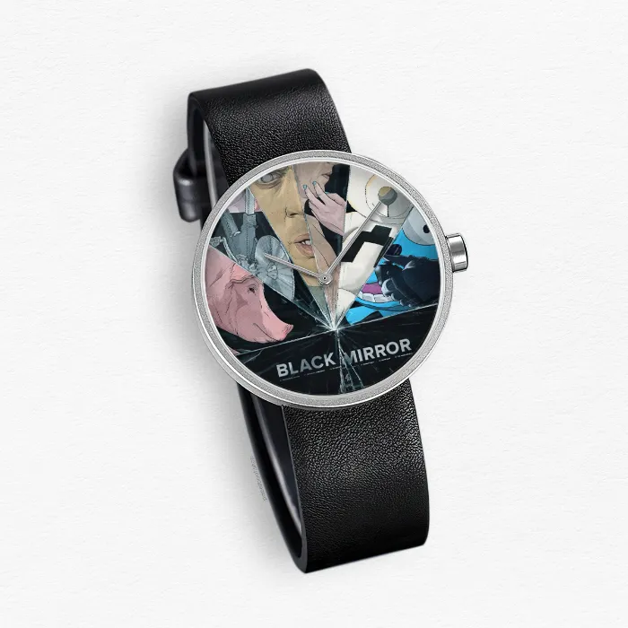 Black Mirror collage Wrist Watch