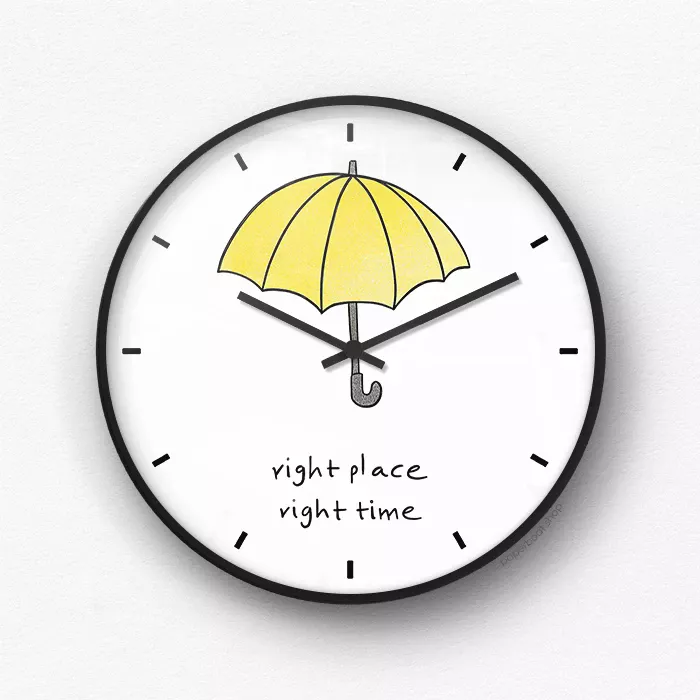 Right Place, Right Time Wall Clock (HIMYM)