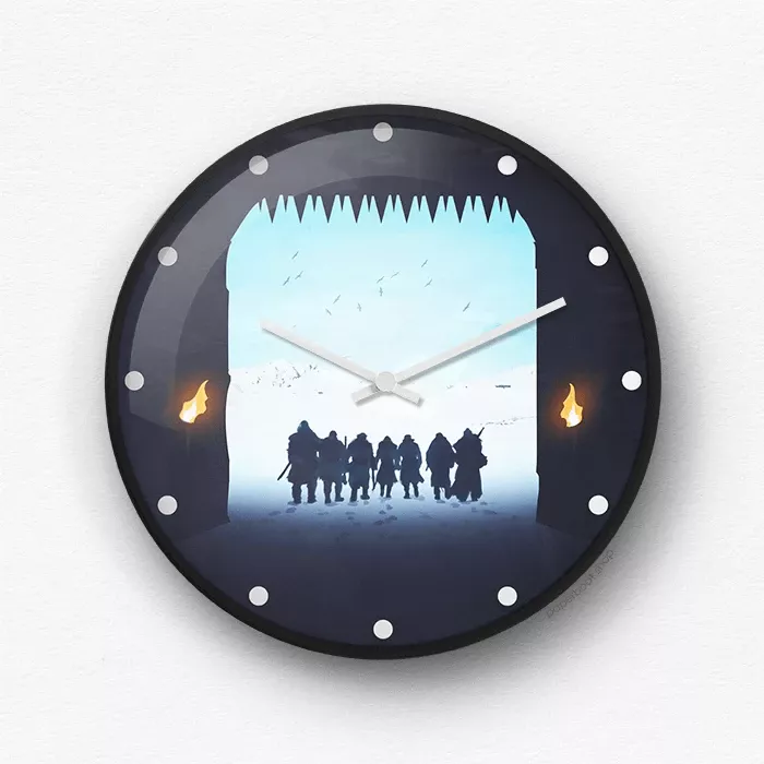 Game of Thrones wall clock