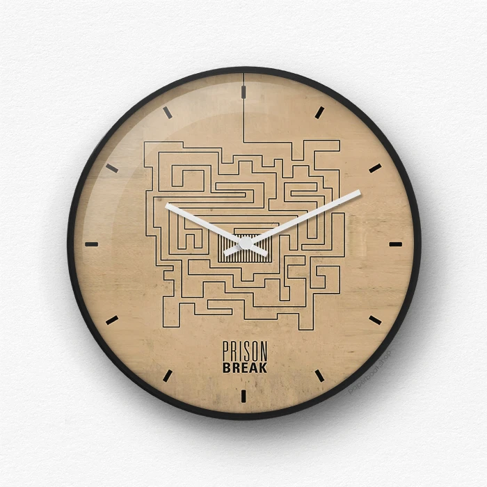 Prison Break Maze Wall Clock
