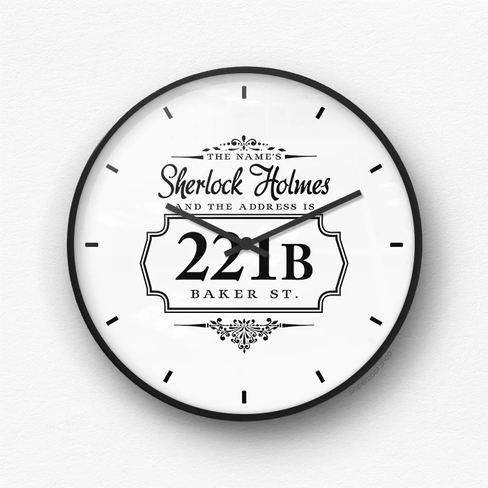 Sherlock 221B Wall Clock