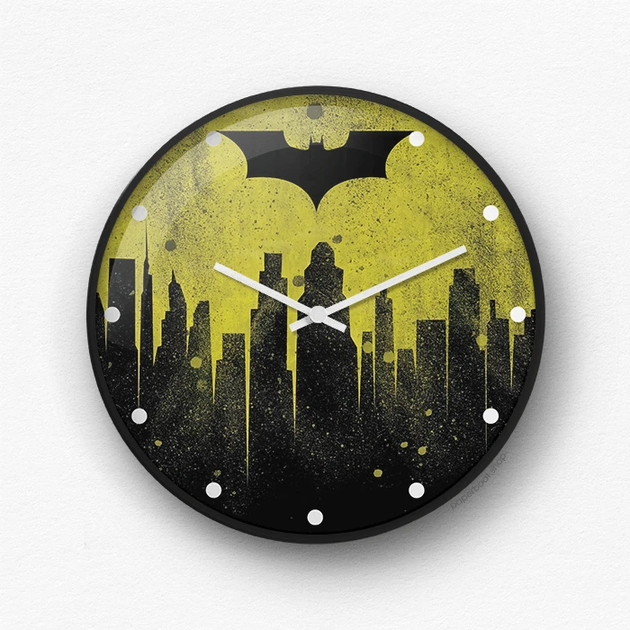 Batman Yellow Wall Clock