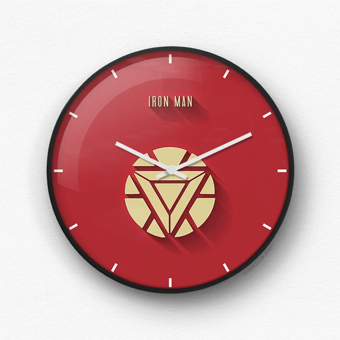 Iron Man Shield Wall Clock