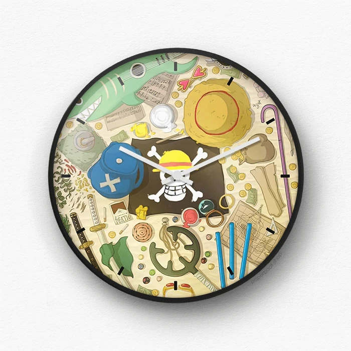 One Piece Elements Wall Clock