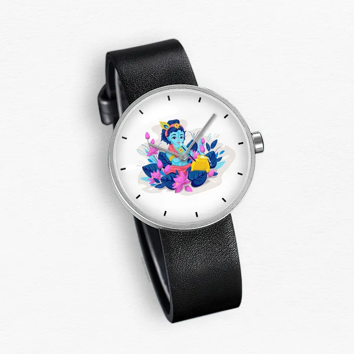 Krishna blue Wrist Watch