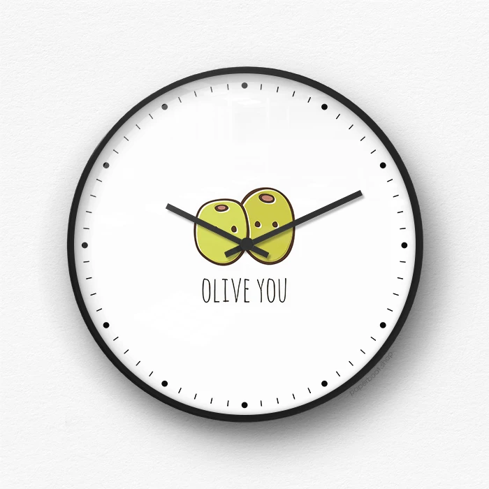 OLIVE YOU Wall Clock