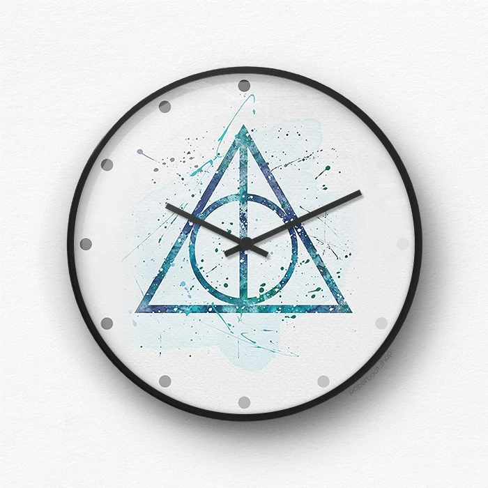 Deathly Hallows symbol Wall Clock