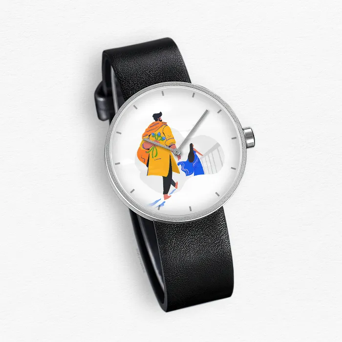 Himu & Rupa illustration Wrist Watch