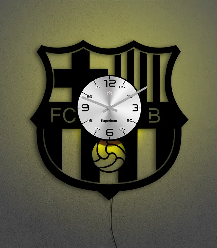 FC Barcelona Vinyl Wall Clock