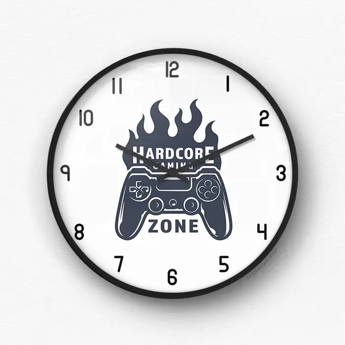Hardcore gaming zone Wall Clock