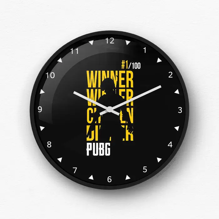 PUBG (1/100) Wall Clock