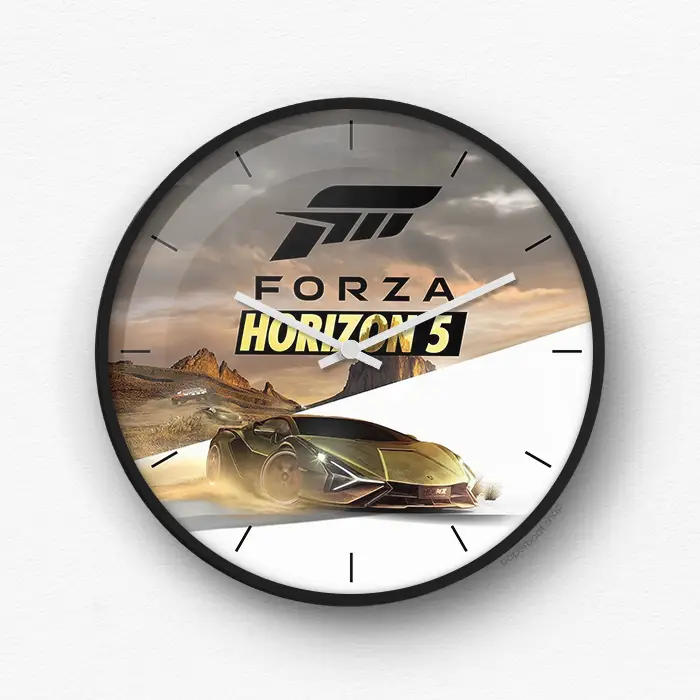 Forza Horizon 5 (Warm) Wall Clock